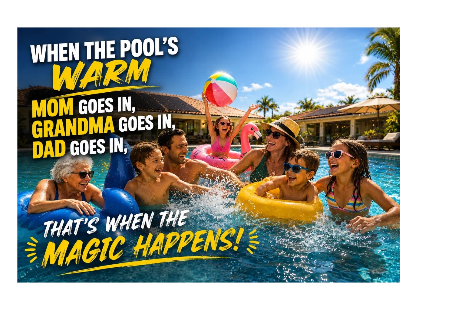Solar pool heating and solar electric installations