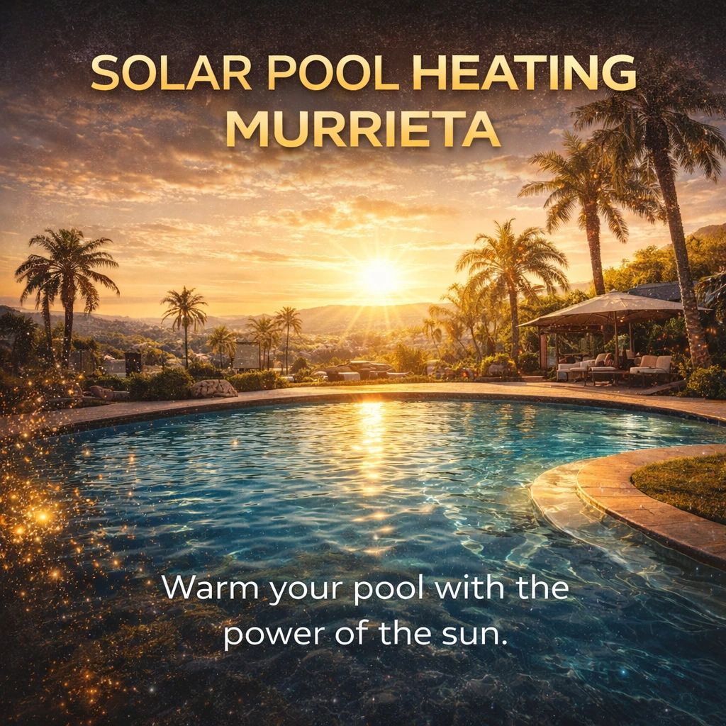 Resort-style backyard pool at sunset